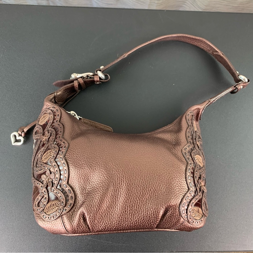 Brighton brown leather decorative purse.